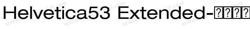 Helvetica53 Extended字体转换